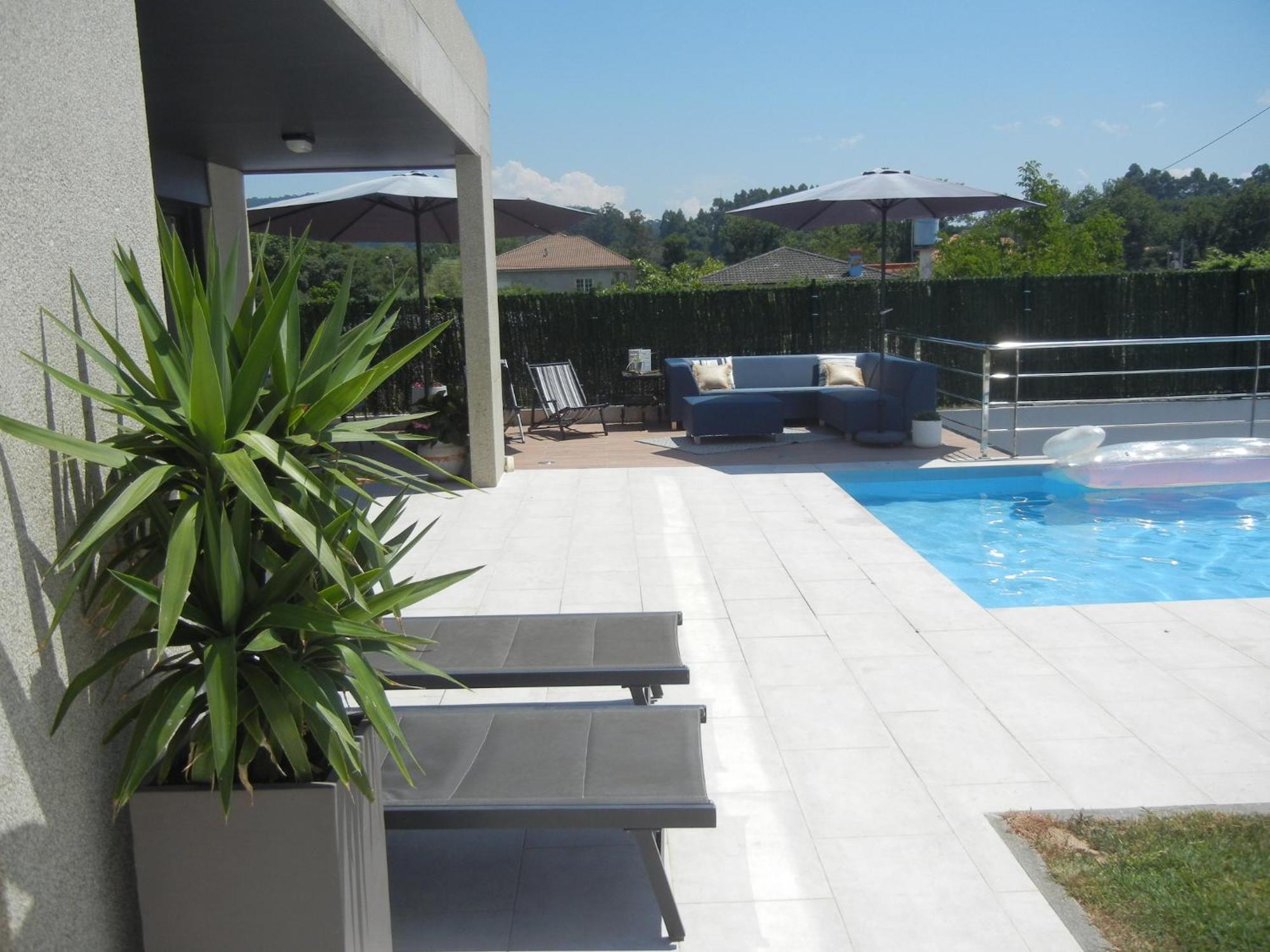 Chalet de diseño moderno en Sanxenxo Exterior foto