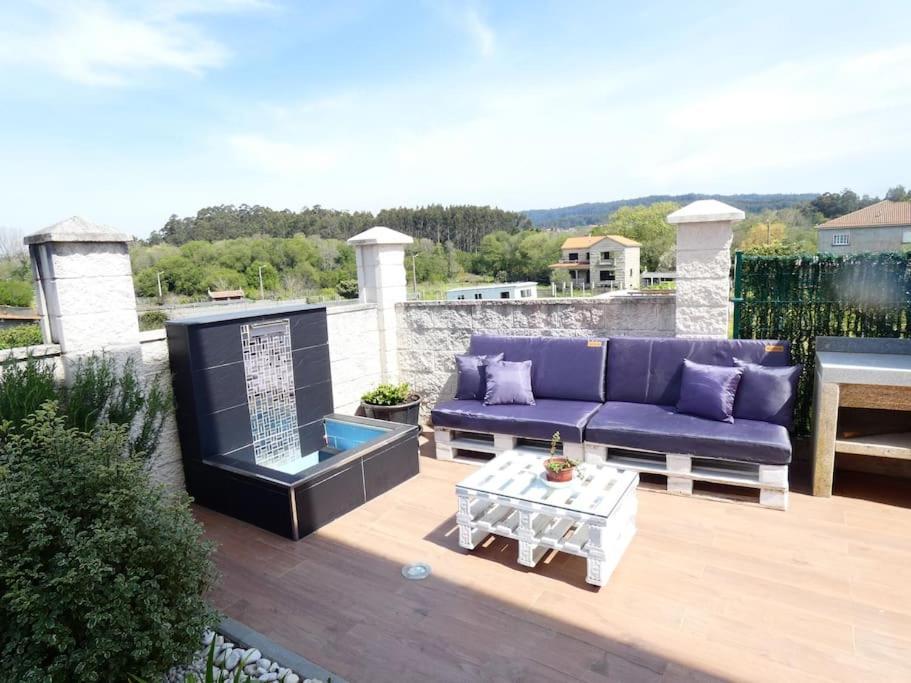 Chalet de diseño moderno en Sanxenxo Exterior foto