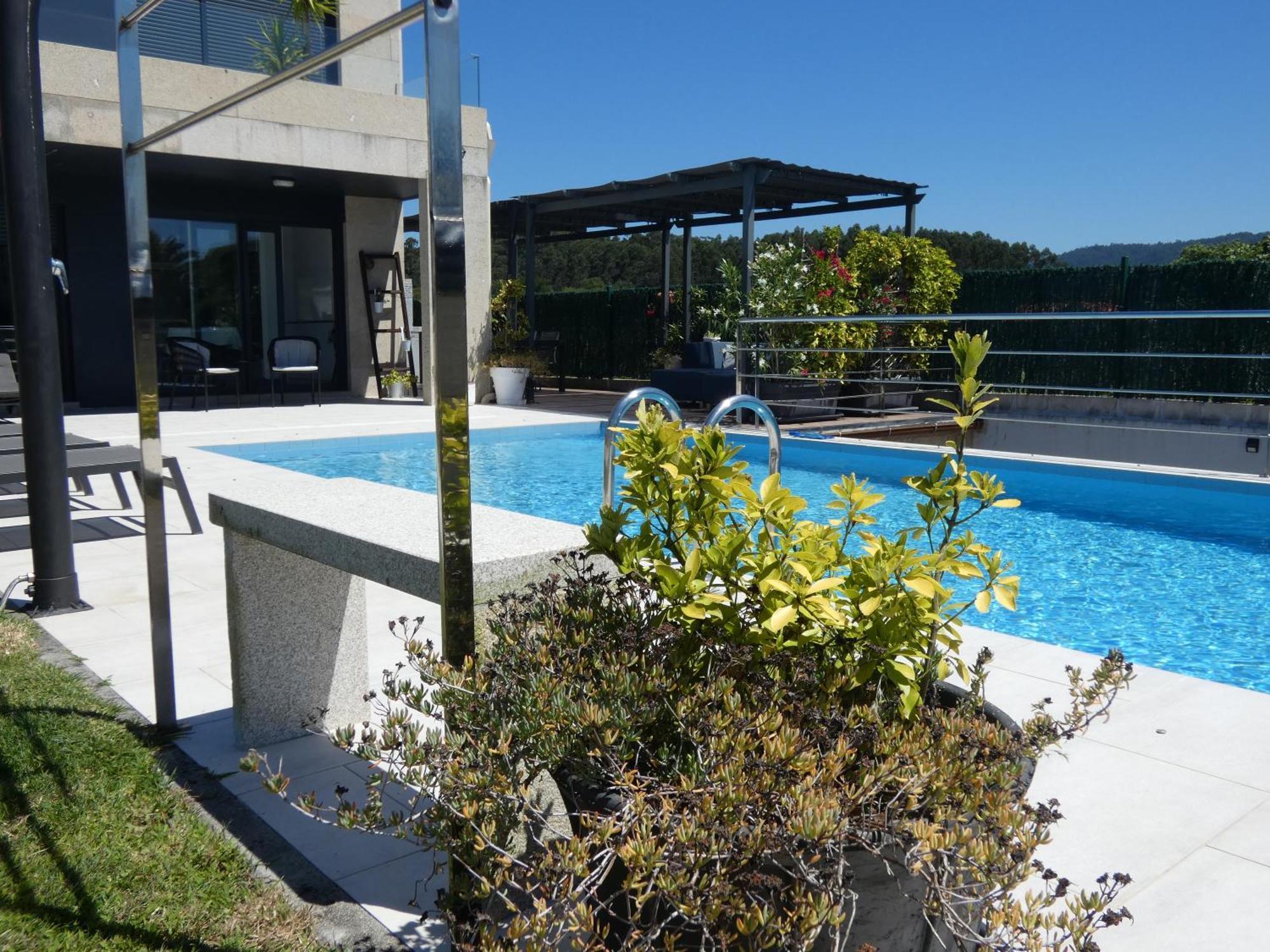 Chalet de diseño moderno en Sanxenxo Exterior foto